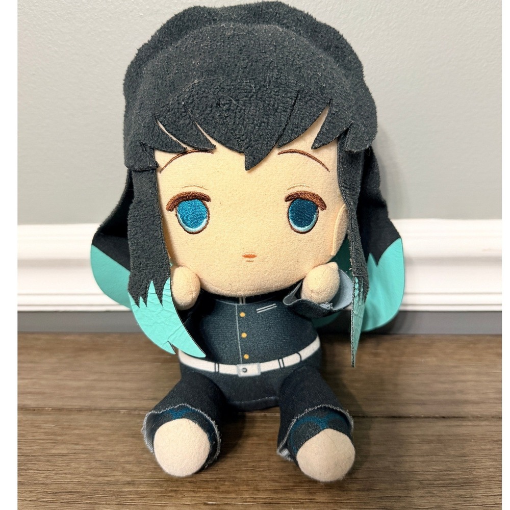 Demon Slayer Muichiro Tokito Plush 8" Mist Hashira Kimetsu no Yaiba Anime Figure